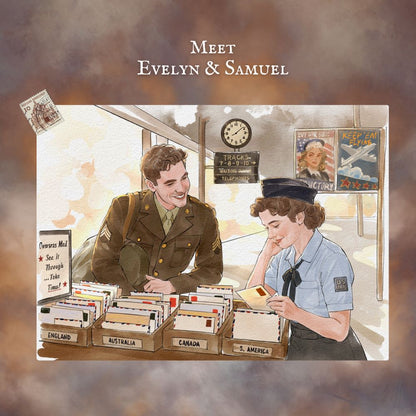 Evelyn & Samuel - WWII, 1943